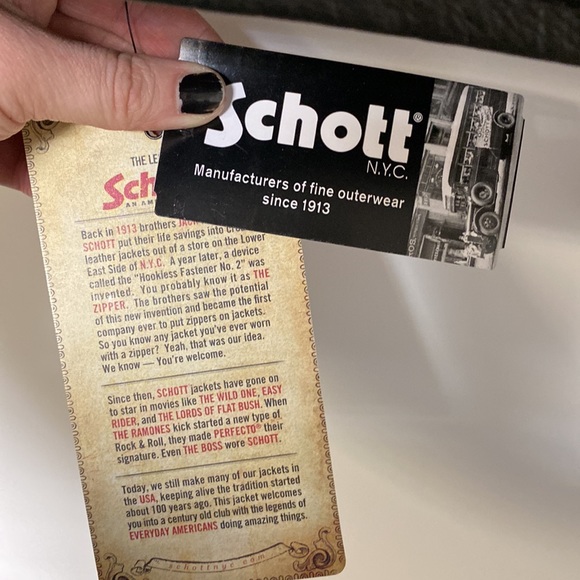 Schott Perfecto Leather Biker Jacket - Picture 13 of 17